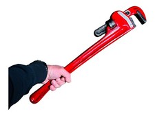 Realistic Long Pipe Wrench Spanner Halloween Movie Prop Tool 60cm