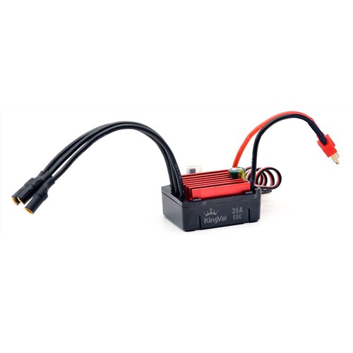 KingVal 2435 3300/4500KV Motore brushless impermeabile + 35A ESC per auto 1/16 1/18 RC - Foto 10 di 11