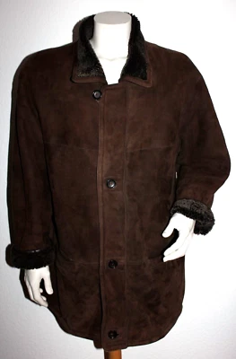 Cerruti 1881 EDLE LUXUS Herren Echt Leder Fell Jacke, TOP! Gr.52 - Bild 1 von 4