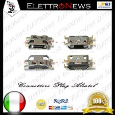 Connettore ricarica plug in Spinotto per Alcatel 6012x OneTouch Idol Mini A004