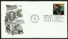 #3186f 33c TV Entertains America, Art Craft FDC **ANY 5=FREE SHIPPING**
