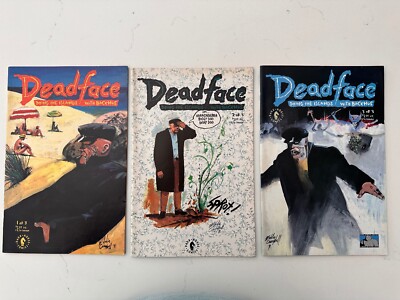 DEADFACE Doing The Islands With Bacchus #1-3 Complete.  Dark Horse Comics 1991