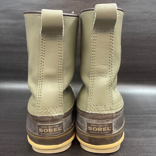 Scarpe impermeabili Sorel 1964 Premium da donna taglia 6 verde marrone stivali anatra - Foto 3 di 12