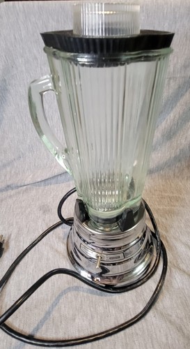 Vintage Waring 2-Speed Blender 5000 5-Cup Pitcher in Chrome/Silver 34BL87 - Picture 8 of 9