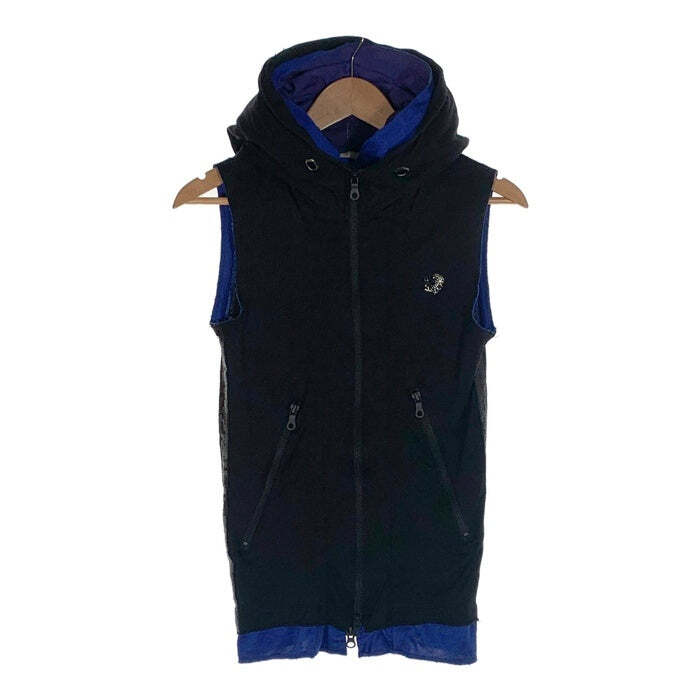 Francist_mor.k.s Francis Mokes Layered Swarovski Hooded Vest Francist_mor.k.s Francis Mokes Layered Swarovski Hooded Vest