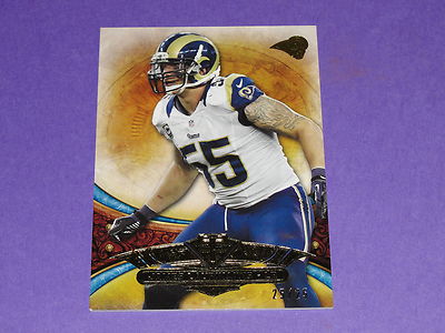 2013 Triple Threads JAMES LAURINAITIS #80 Sapphire/25 St Louis RAMS - Ohio State