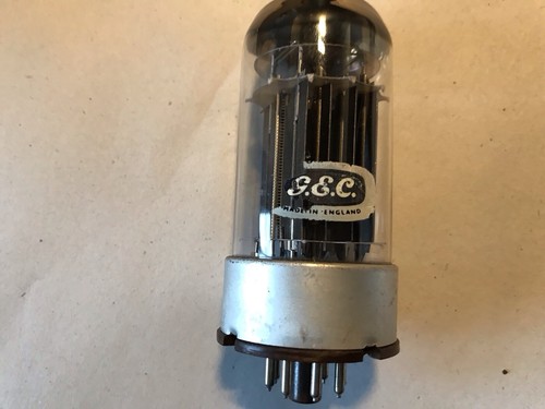 Rare GEC KB/Z 6080 CV2984 Valve Tube Black Plates Rectangle Getters Used (K941) - Picture 3 of 4