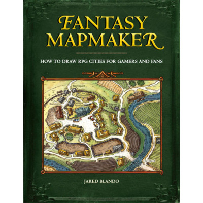 Fantasy Mapmaker How to Draw RPG Cities for Gamers and Fans Paperback 128 Pages