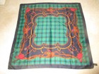 THE SPECIALTY HOUSE Equestrian Horse Jockey Print Designer Plaid Fashion Scarf — photo 2