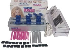 2000 Wave Rage DC300 Natural Hair Curler Spiral/or S Waves Incomplete Set