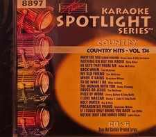 SC8897 COUNTRY HITS NEW SOUND CHOICE KARAOKE LOT K