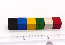 1998 Fossil Board Game Replacement All 6 Frame Counters Parts