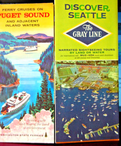 Puget Sound Ferry Cruises Discover Seattle Gray Lines Washington Brochures