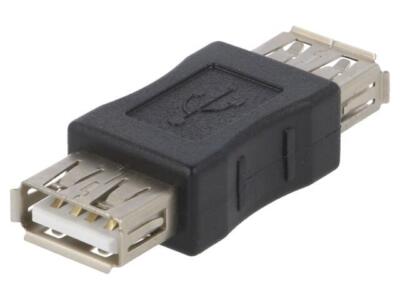AK-AD-06 Adapter USB 2.0 USB A-Buchse,beiderseitig vernickelt AKYGA