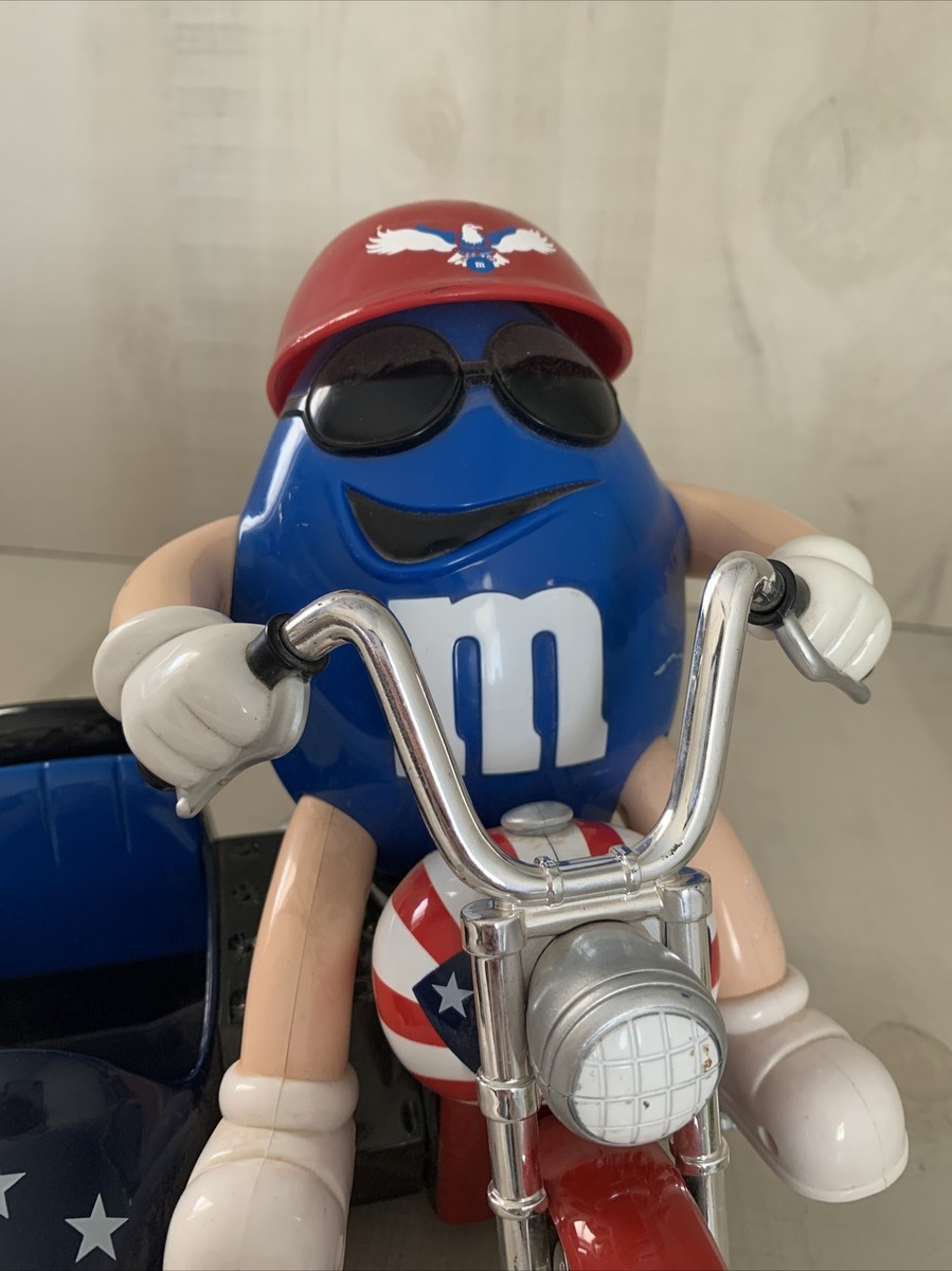 M&M Freedom Rider M&Ms Dispenser Motorcycle with Sidecar Great