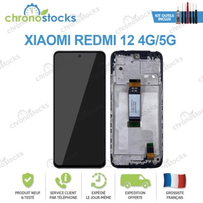 Ecran Complet Noir Xiaomi Redmi Note 8T Sans Chassis Gamme Super