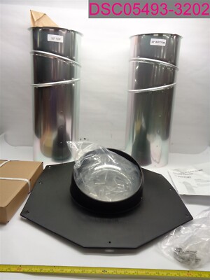 Natural Light Energy Systems 10'' Tubular Skylight Kit, Pitched Black Flashing