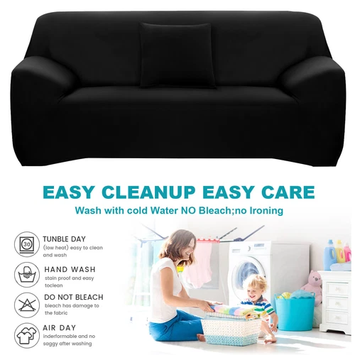 Stretch Sofabezug Schonbezug Massiv Sofabezüge Couch Möbel Schoner 160g - Bild 27 von 54