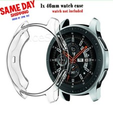 Heavy-Duty Soft TPU Watch Case Protector Cover f Samsung Gear S3 Frontier R765T