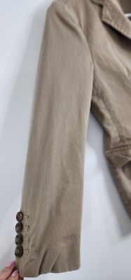 Polo By Ralph Lauren Womens 3 Button Up Blazer Size M (10-12) Tan ...