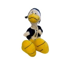 1993 DAKIN Wingnut Duck Bird Pilot Plush Aviator Hat Scarf Silly