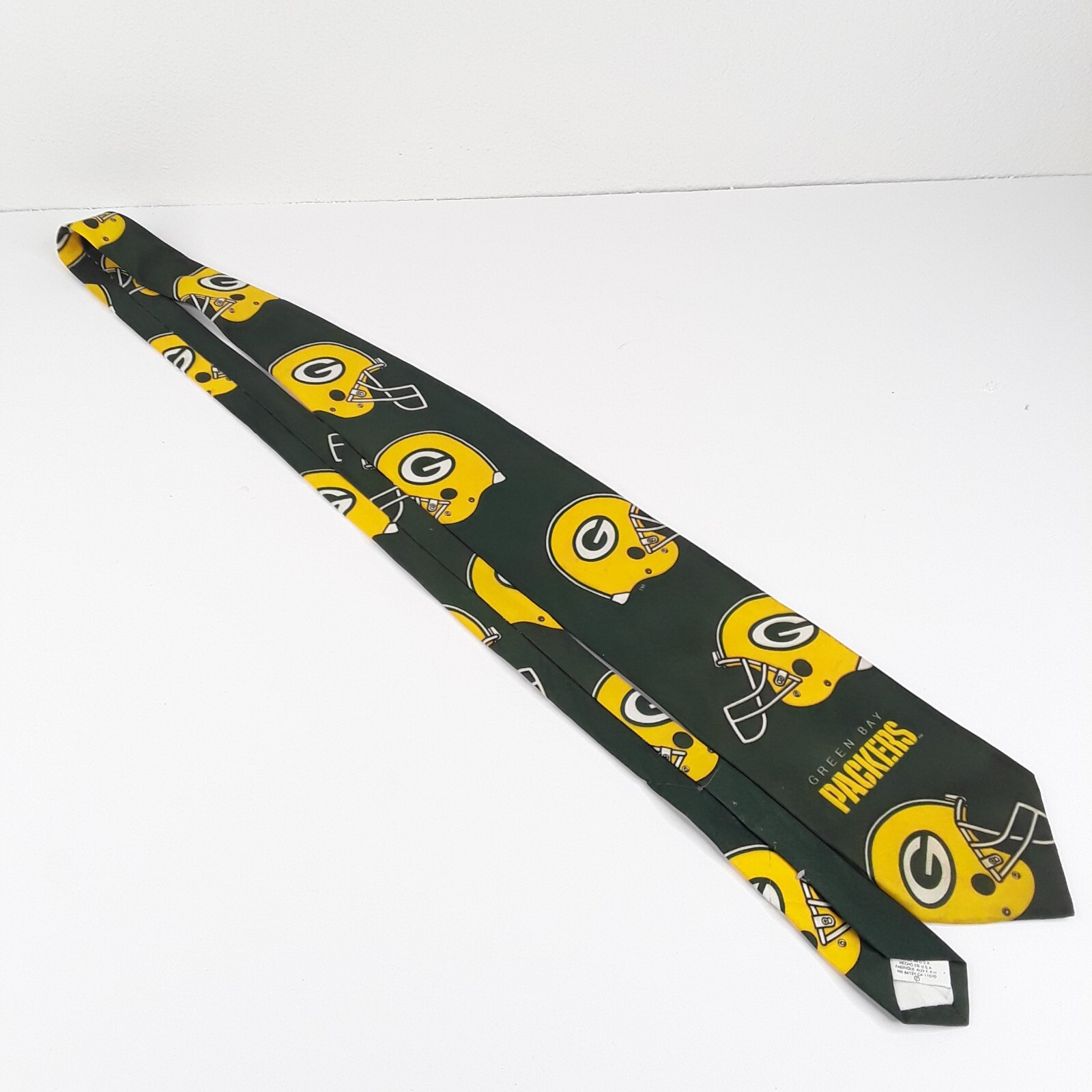 Green Bay Packers Neck Tie Ralph Marlin 1993 Vintage NFL Football