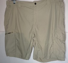 COLUMBIA mens hiking outdoor cargo shorts khaki size 40 L 10