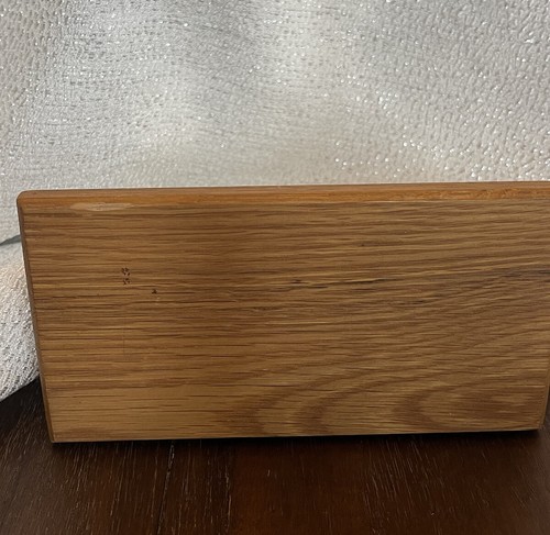 MCM Mid Century Modern Vertical Wood Napkin Holder - Picture 2 of 2