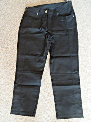 Elegante Stretch Stoff-Hose v. Aproductz/Witt Weiden Gr.K19, 38, schwarz, Neu QQ