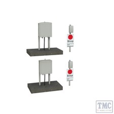 44-0500 Scenecraft OO Gauge Lineside Relay Boxes and Telephone