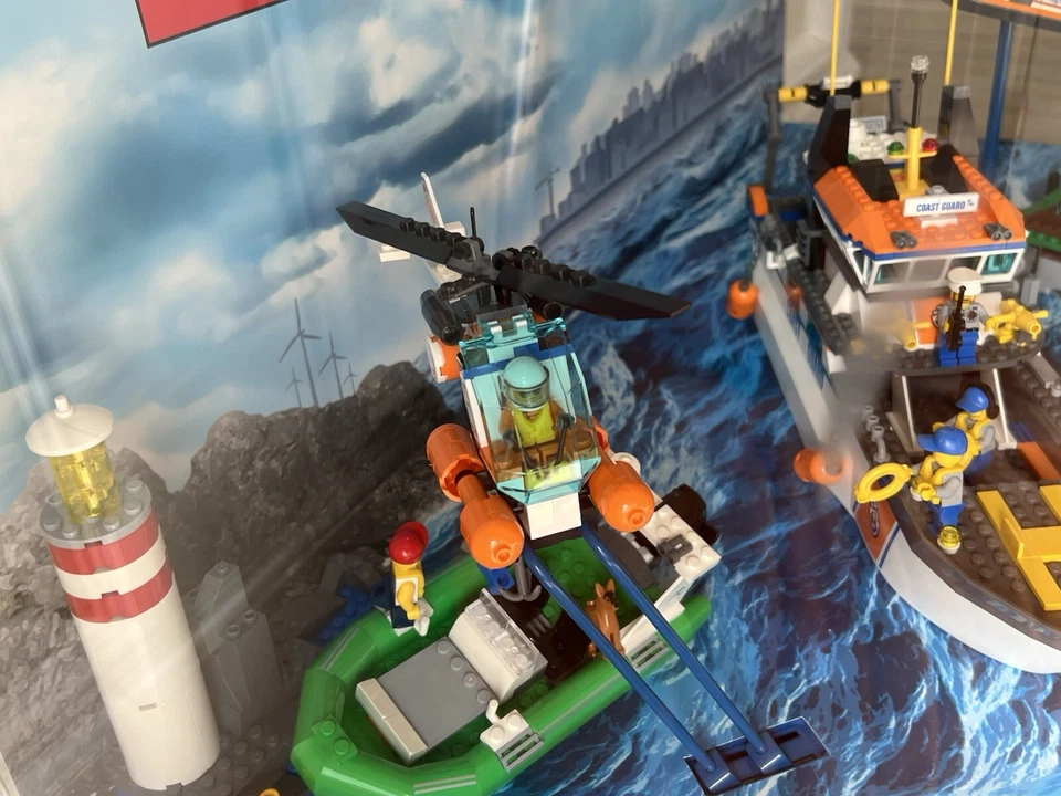 LEGO Lighted Store Display Coast Guard 60161 60166 60167 Toys R Us 2017 - Image 3 of 4