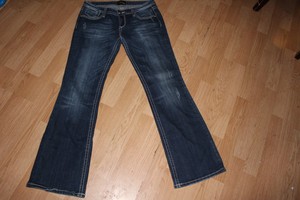 Rerock-For-Express-Boot-Women-Jeans-Size-10R-Distressed