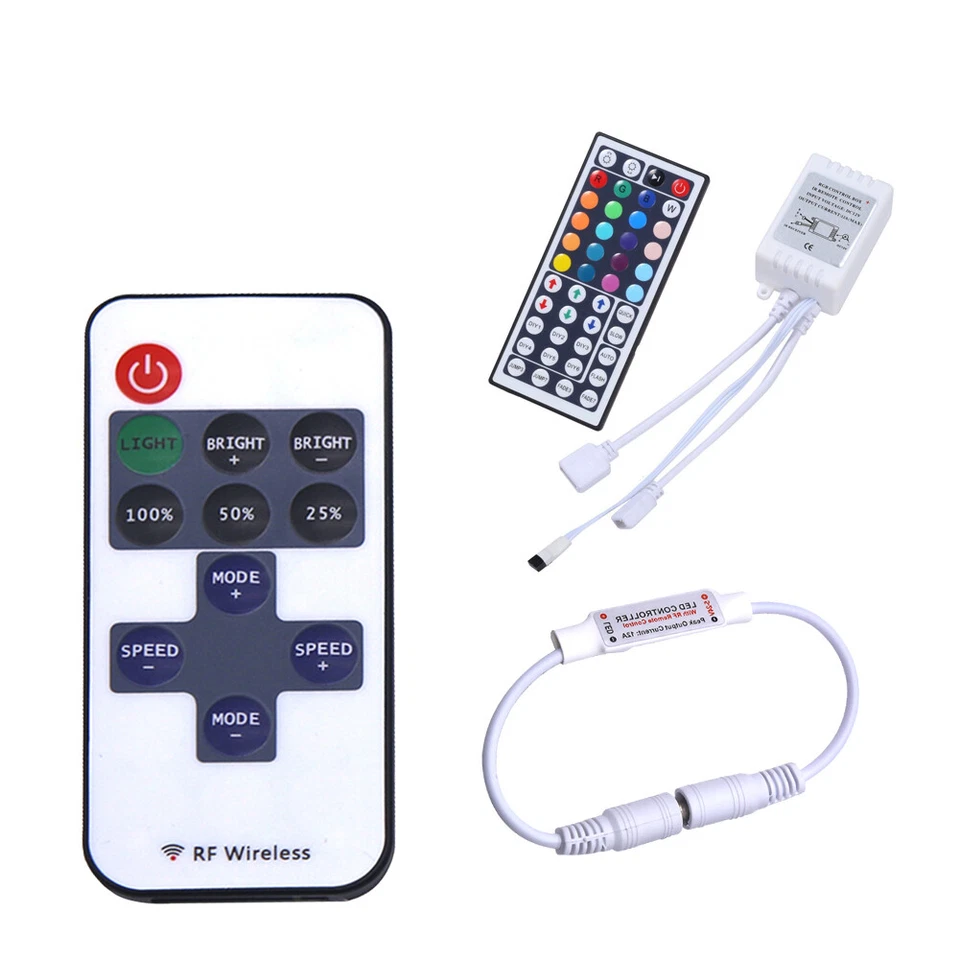11/44 Key RF Wireless Remote Control Dimmer Switch For 5050 3528 LED Strip Light - Image 2 of 4