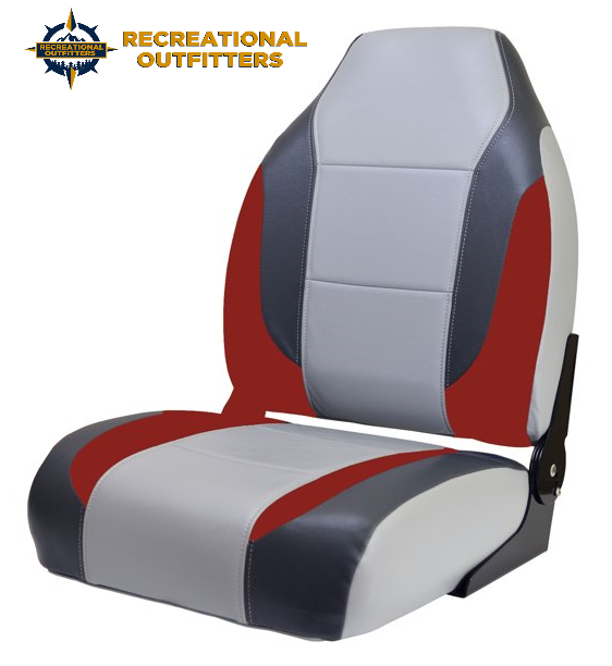 Wise Premium overseas High Back shipfree Seat Grey Red Charcoal 8WD717-841