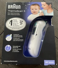 NEW! Braun ThermoScan 5 IRT6020 Digital Ear Thermometer