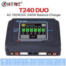 HTRC T240 DUO AC 150W/DC 240W 10A RC Caricatore Bilanciere LiPo Lilon NiCd Scarico