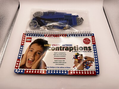 Klutz Lego Crazy Action Contraptions Set B100 Book Complete