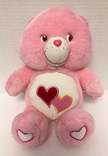 pink glow in the dark care bear