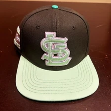Pro Standard Mens Green Black St Louis Cardinals Baseball-MLB Snapback Hat