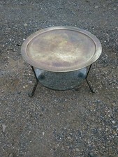 Teetisch Tisch&nbsp; Messing Bronze Teller Glasablage Beistelltisch Verzierungen&nbsp;