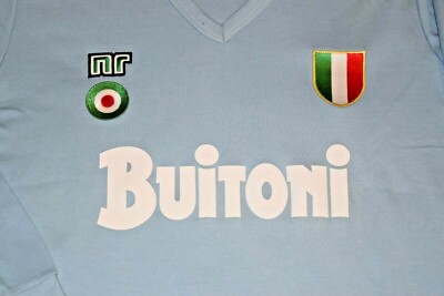 ウェア Napori No.10 MARADONA 87-88 Maradona Napoli 87/88 Away White Retro Jersey “Maradona 10