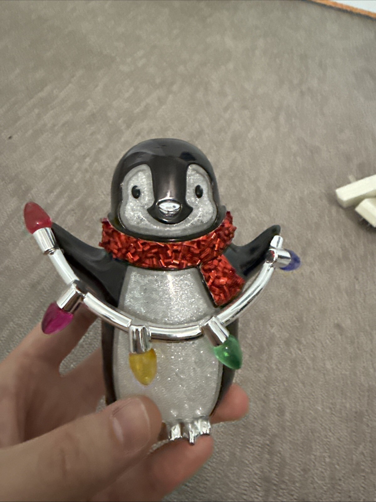 Happy Penguin Christmas Lights Wallflower Nightlight by Bath & Body Works-image