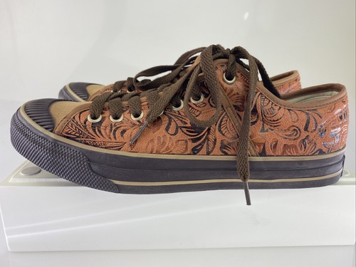 BALL BAND Vintage USA Brown Canvas Casual Sneakers Shoes Chuck Taylor Style US 8 - Picture 4 of 12