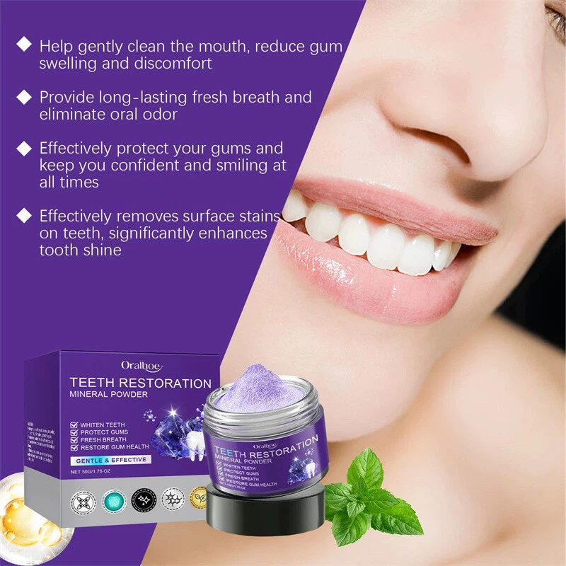 Dental Restoration Mineral Powder, Mineral Tooth Powder, Teeth Whitening -20%OFF - Image 4 of 4