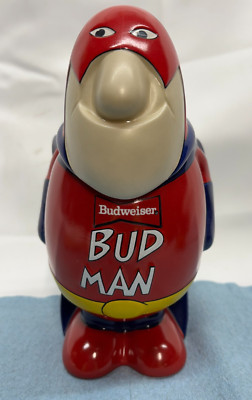 Budweiser ''BUD MAN'' stein, Made By Ceramarte