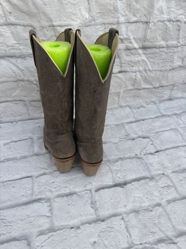 Botas vaqueras Acme Western para mujer, grises, talla 5 1/2 M - Imagen 6 de 8