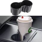 For Tesla Cup Holder Insert for Model Y 2020-2024 Model 3 2021-2023 Accessories