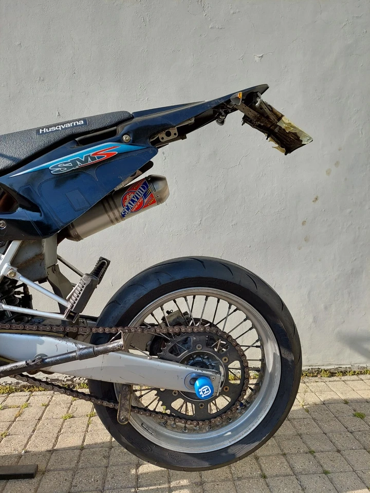 Tamponi Ruota Protezione Slider 3D Husqvarna Sm Wr Wre 125 250 450 510 701 - Immagine 3 di 4