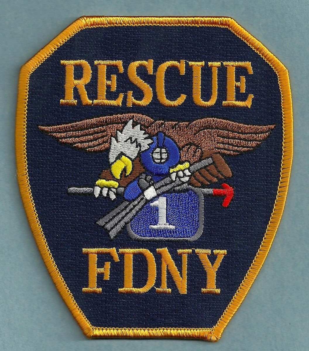 FDNY FIRE DEPARTMENT NEW YORK RESCUE COMPANY 1 PATCH MANHATTAN | eBay