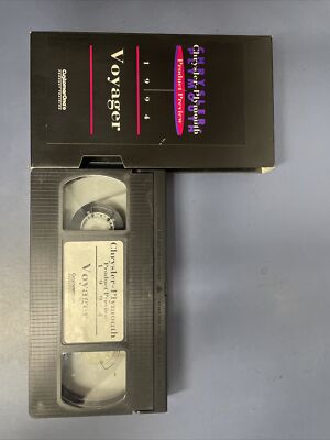 Rare 1994 Chrysler Plymouth Voyager Product Preview VHS
